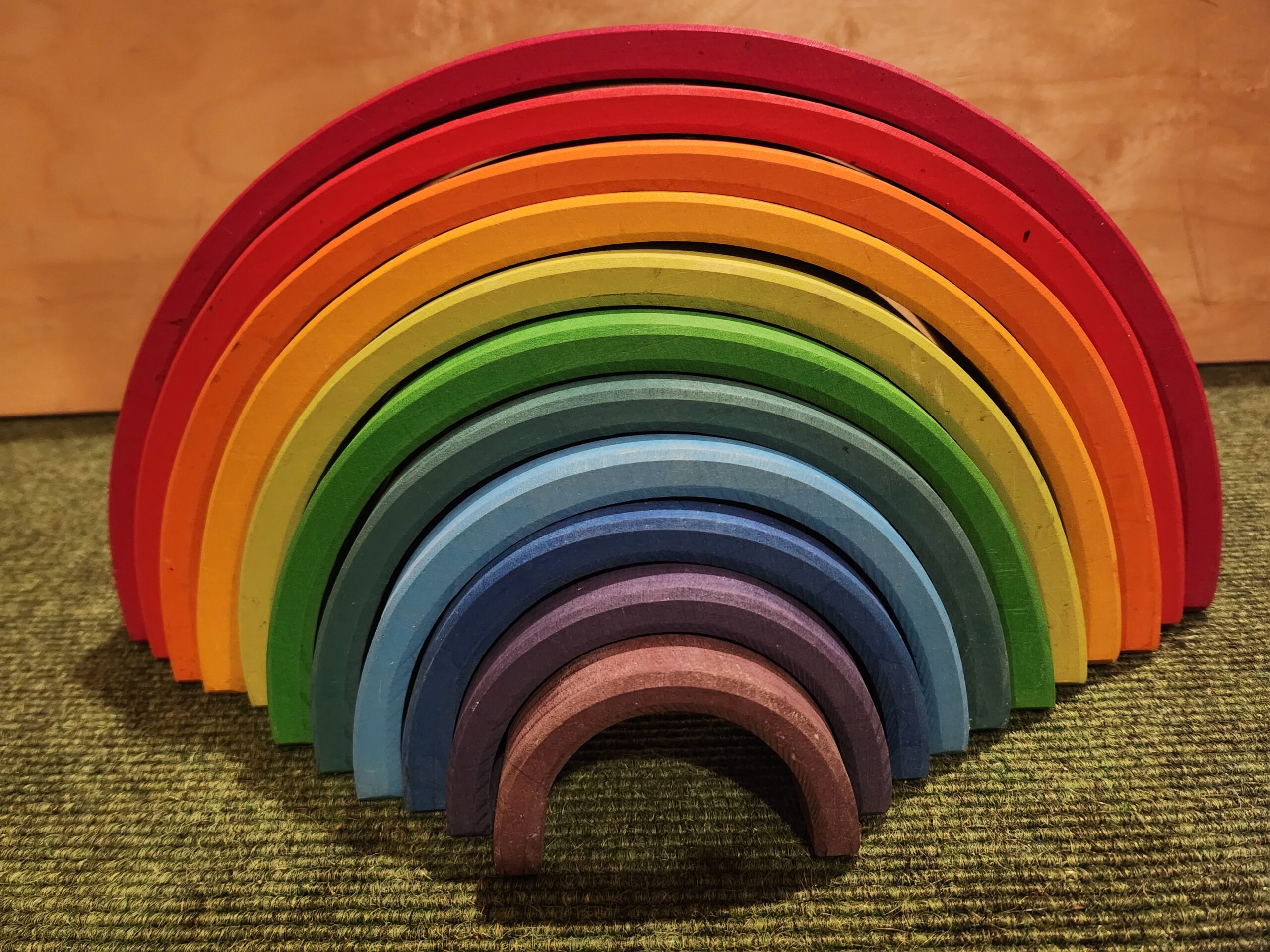 Holzspielzeug Regenbogen groß